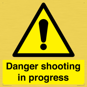 Danger shooting in progress